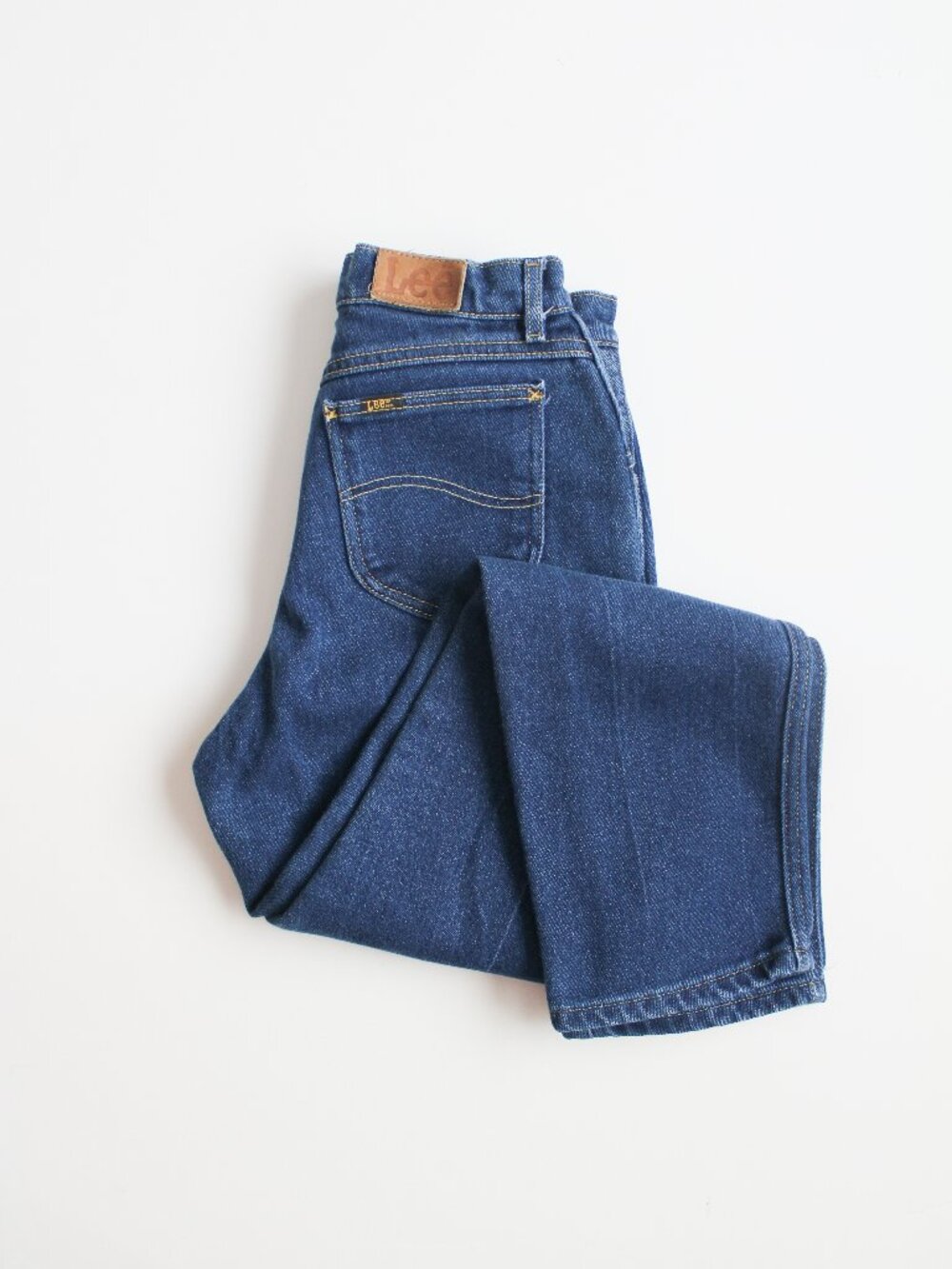 VINTAGE Lee Jeans High Rise Straight Leg Indigo Size 14 Small